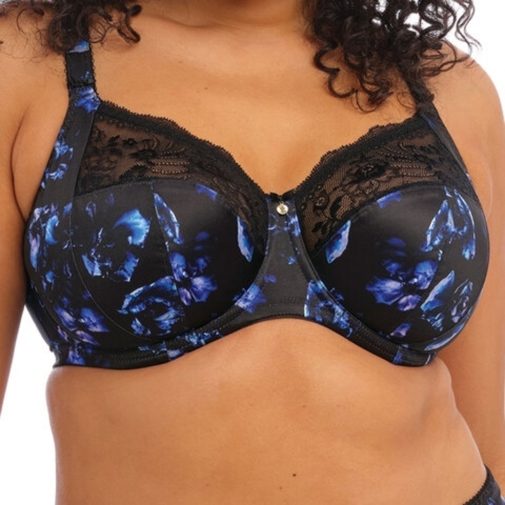 Sz 38K Twilight Elomi "Morgan" Stretch Banded Bra